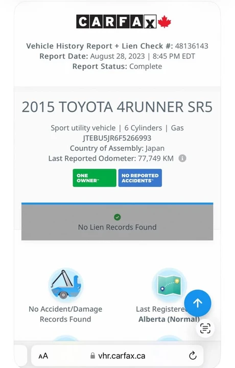 2015 Toyota 4Runner 5th Gen - Image 15 of 15