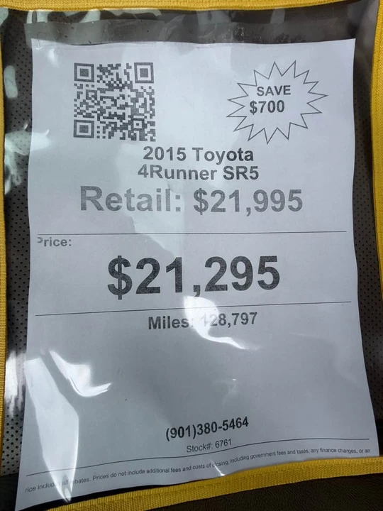 2015 Toyota 4Runner 5th Gen - Image 9 of 10