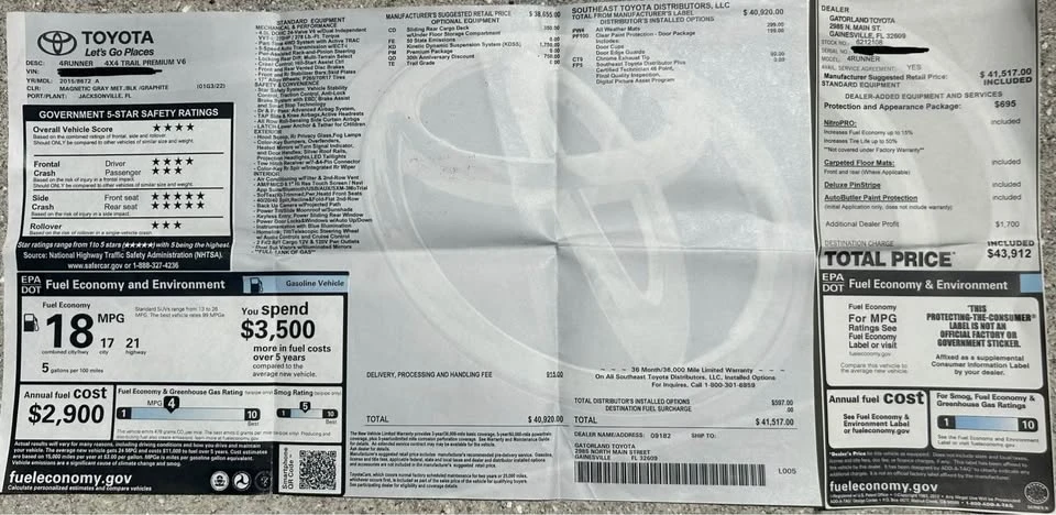 2015 Toyota 4Runner 5th Gen - Image 15 of 16