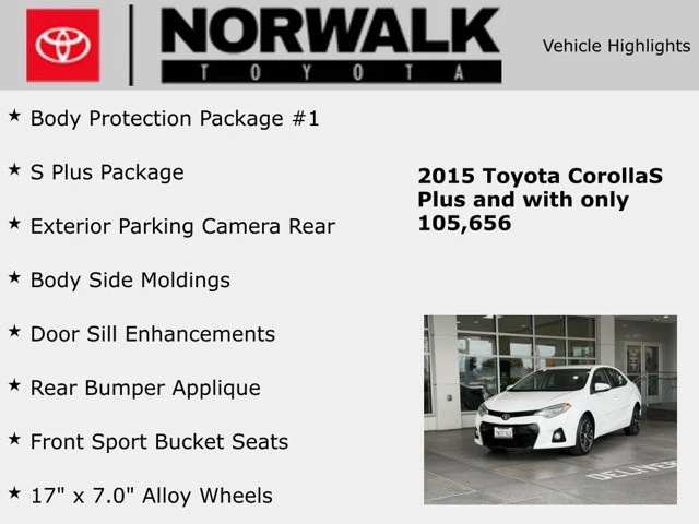 2015 Toyota Corolla 11th Gen - Image 10 of 21