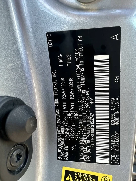 2015 Toyota Highlander - Image 20 of 21