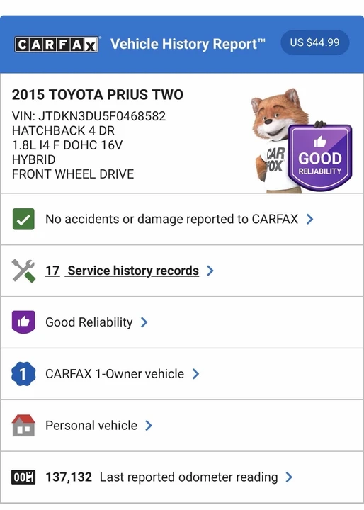 2015 Toyota Prius 3rd Gen - Image 19 of 20