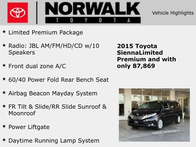2015 Toyota Sienna 3rd Gen - Image 10 of 21