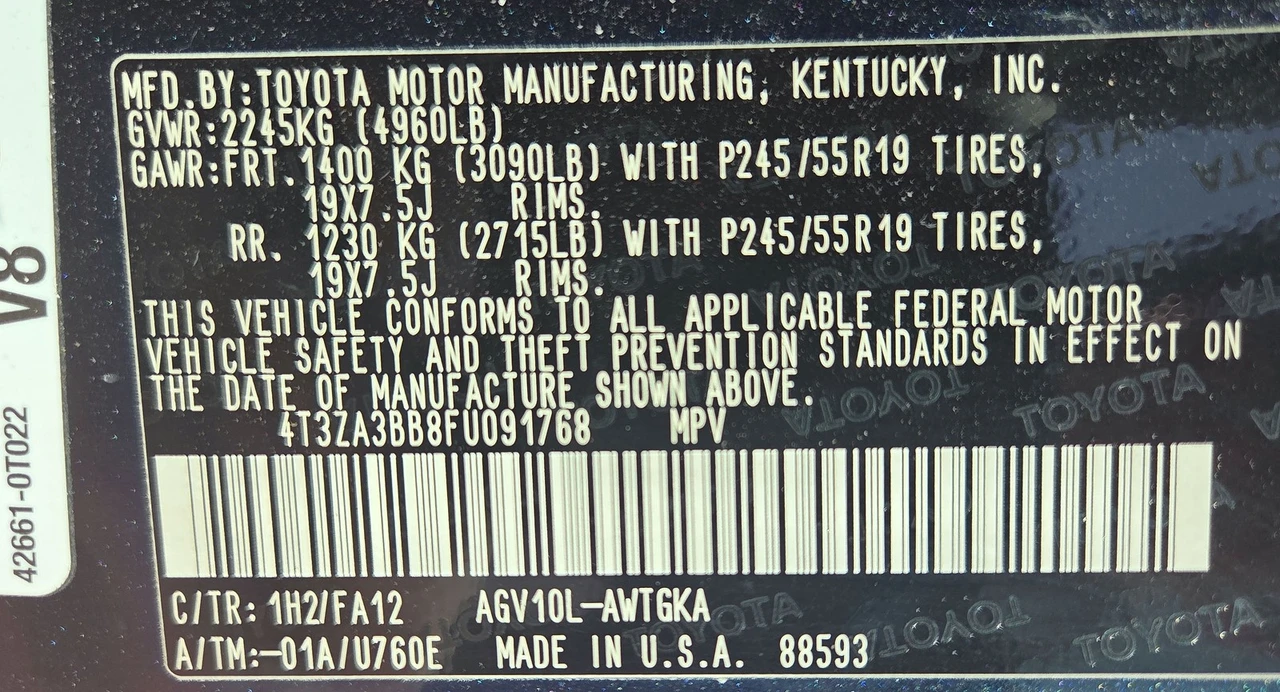 2015 Toyota Venza - Image 9 of 9