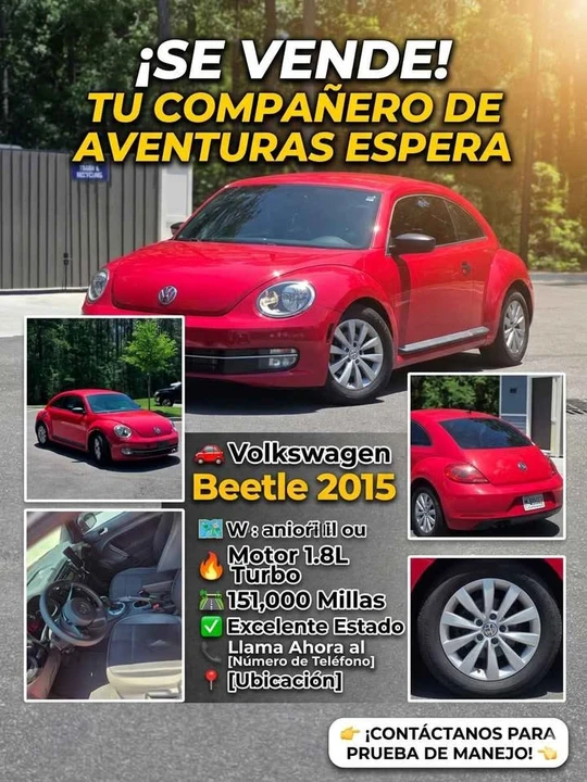 2015 Volkswagen A5 Beetle - Image 10 of 10