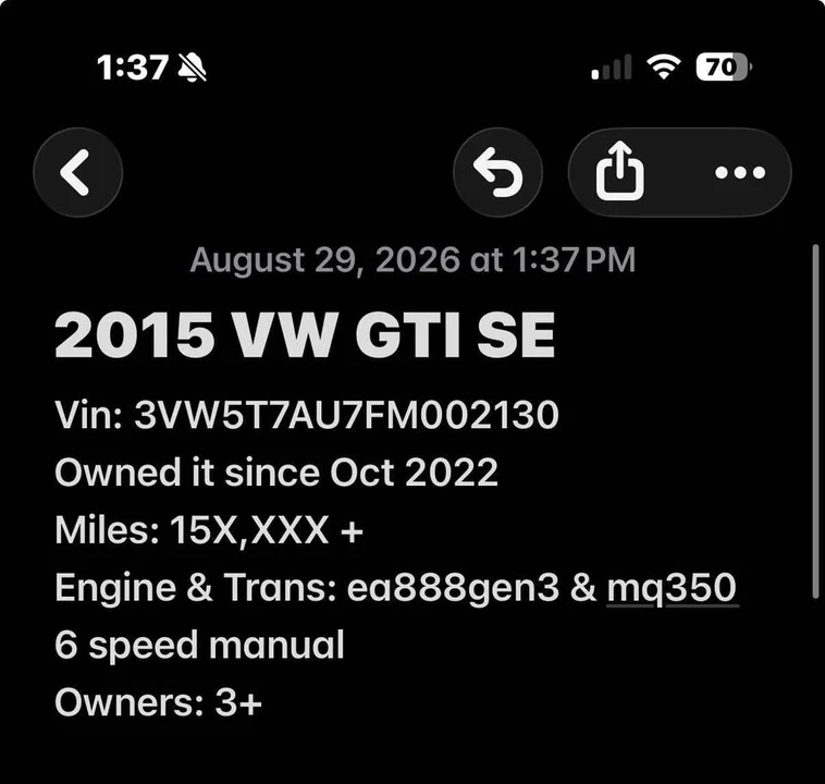 2015 Volkswagen GTI Mk7 - Image 13 of 18