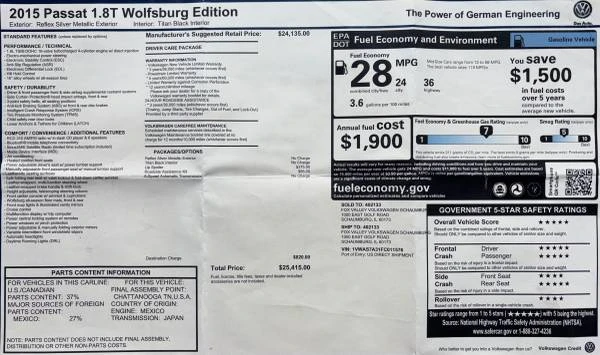 2015 Volkswagen Passat - Image 3 of 13