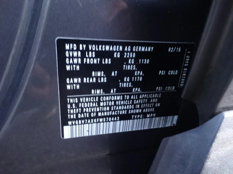 2015 Volkswagen Tiguan - Image 15 of 20