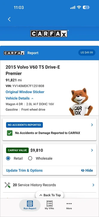 2015 Volvo V60 1st Gen - Image 17 of 17