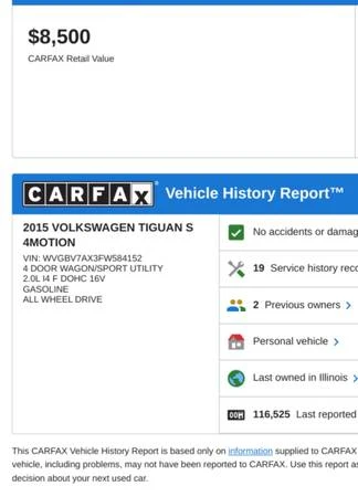 2015 Volkswagen Tiguan - Image 8 of 13
