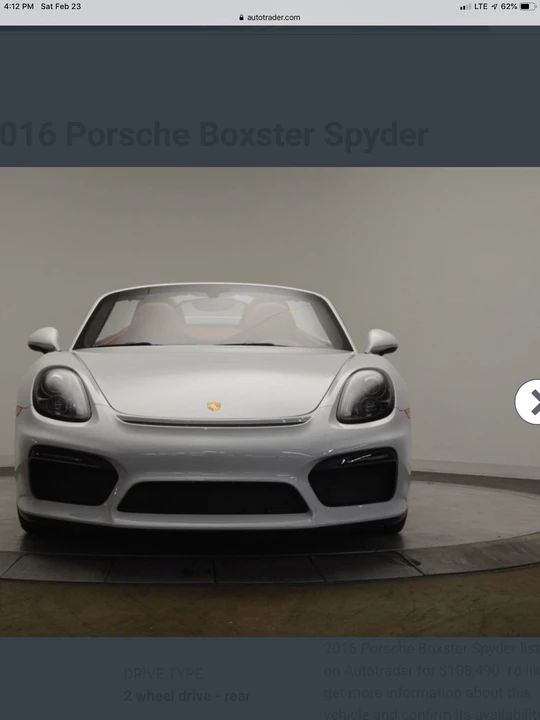 2016 Porsche 981 Boxster Spyder - Image 5 of 31