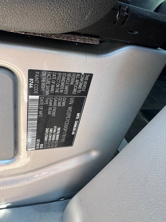 2016 Mercedes-Benz NCV3 Sprinter - Image 7 of 10