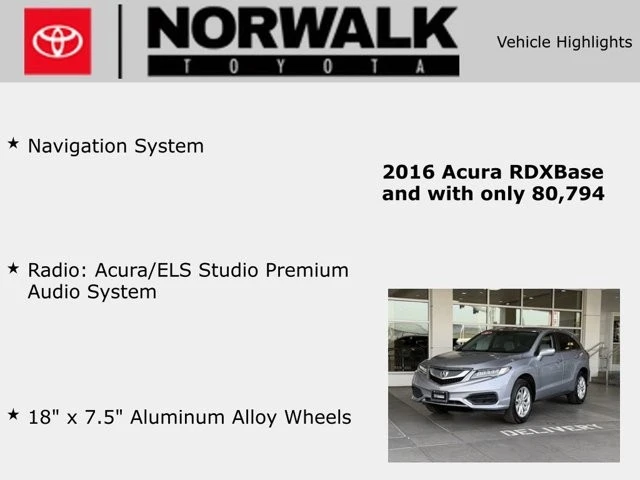 2016 Acura RDX 2nd Gen - Image 10 of 12