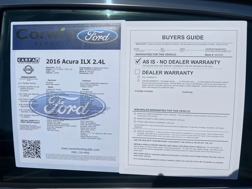 2016 Acura ILX - Image 5 of 18