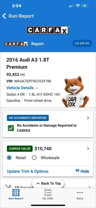 2016 Audi 8V A3 - Image 13 of 13