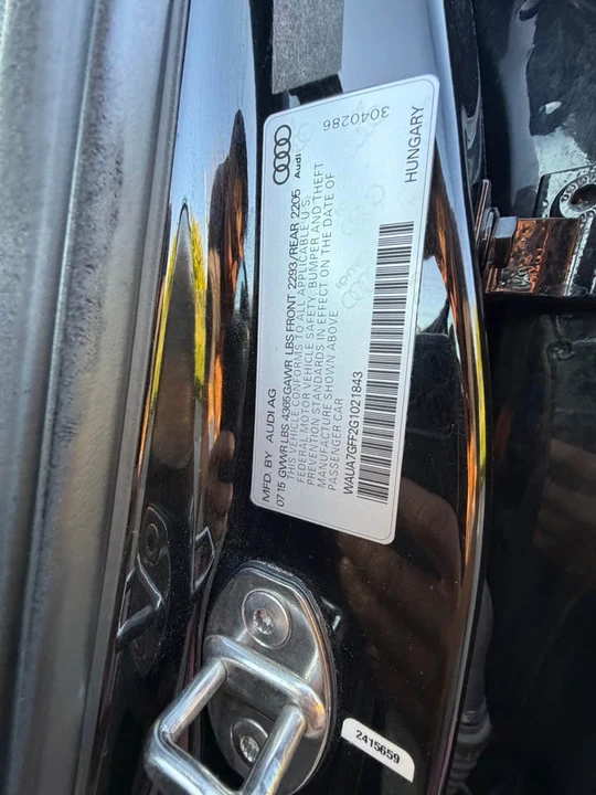 2016 Audi 8V A3 - Image 11 of 11