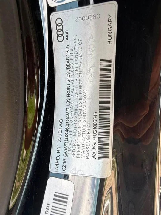 2016 Audi 8V A3 - Image 17 of 17