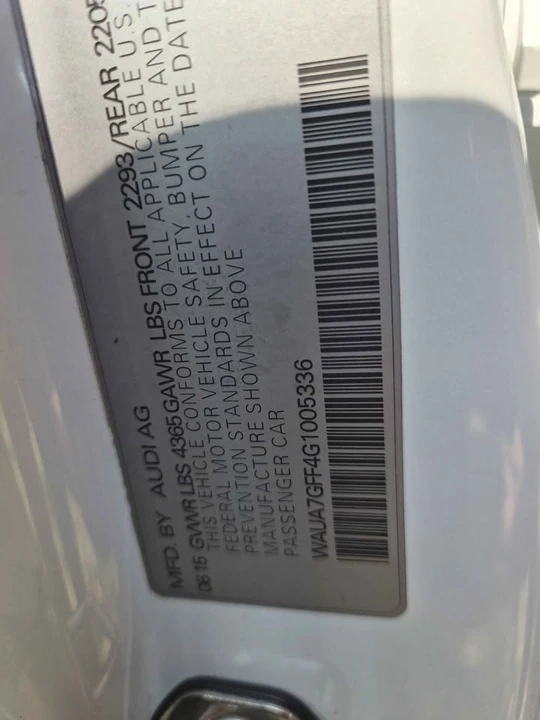 2016 Audi 8V A3 - Image 11 of 14