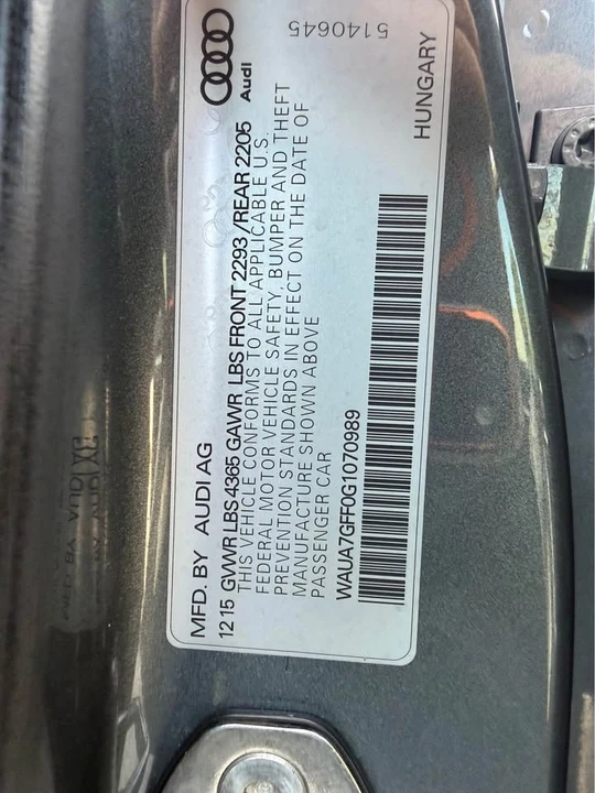 2016 Audi 8V A3 - Image 16 of 20