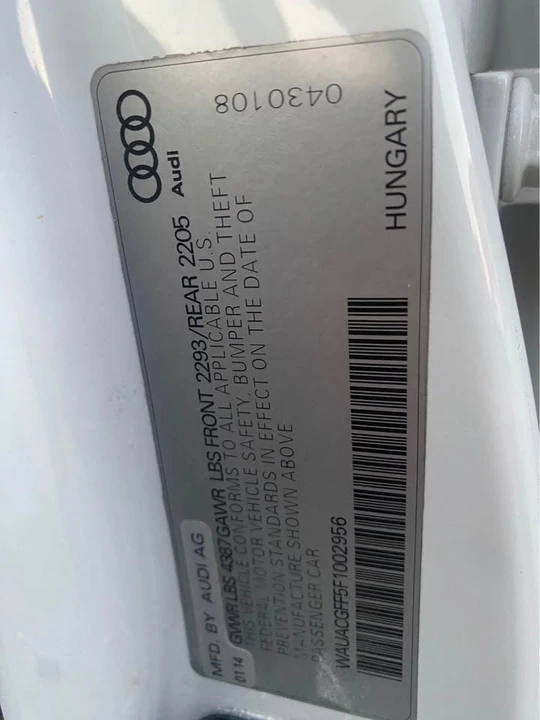 2016 Audi 8V A3 - Image 10 of 12