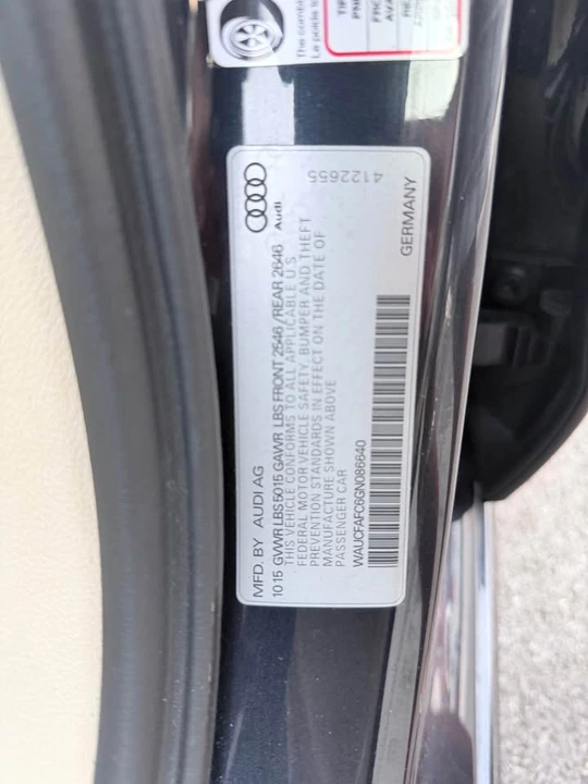 2016 Audi C7 A6 - Image 15 of 15