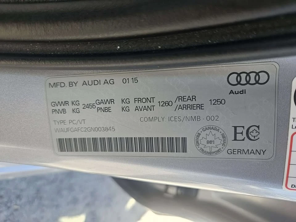 2016 Audi C7 A6 - Image 18 of 20