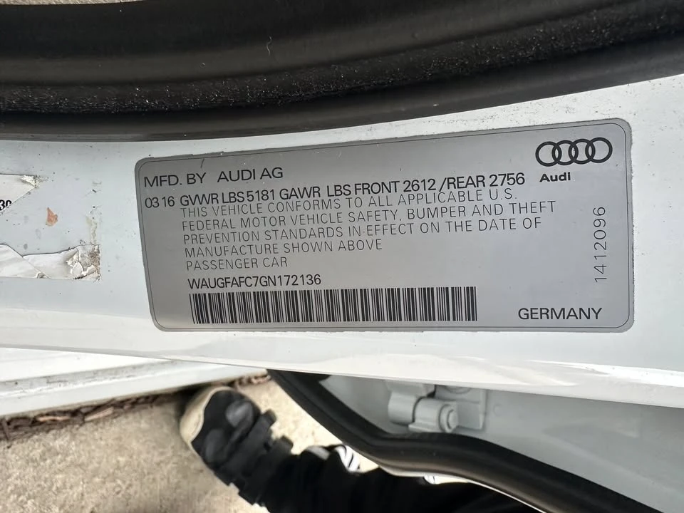 2016 Audi C7 A6 - Image 9 of 9