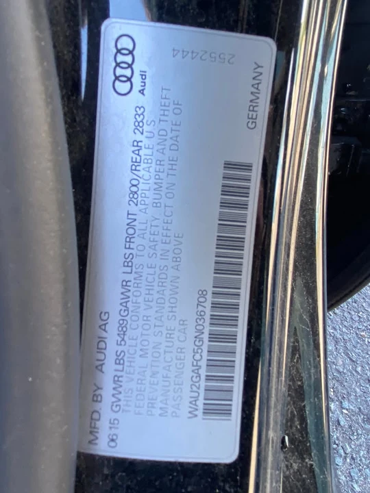 2016 Audi C7 A7 - Image 20 of 20