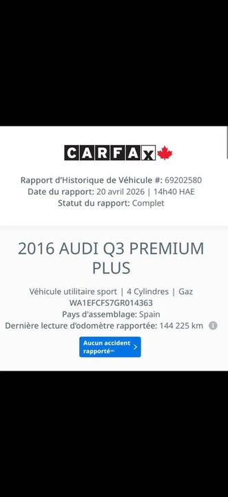 2016 Audi 8U Q3 - Image 20 of 21