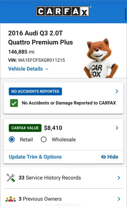 2016 Audi 8U Q3 - Image 20 of 20
