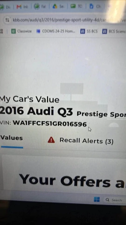 2016 Audi 8U Q3 - Image 13 of 15