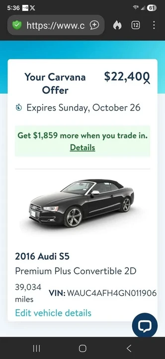2016 Audi B8 S5 - Image 9 of 9
