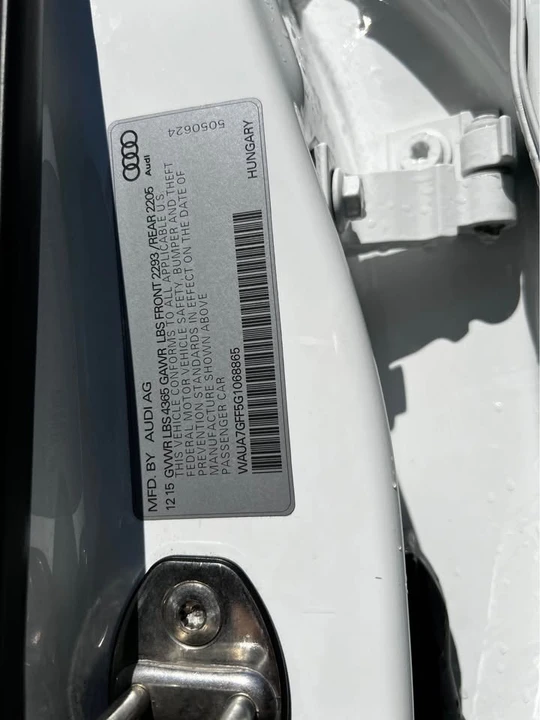 2016 Audi 8V A3 - Image 7 of 8