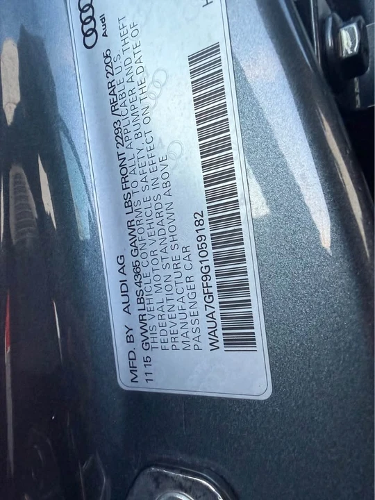 2016 Audi 8V A3 - Image 18 of 18