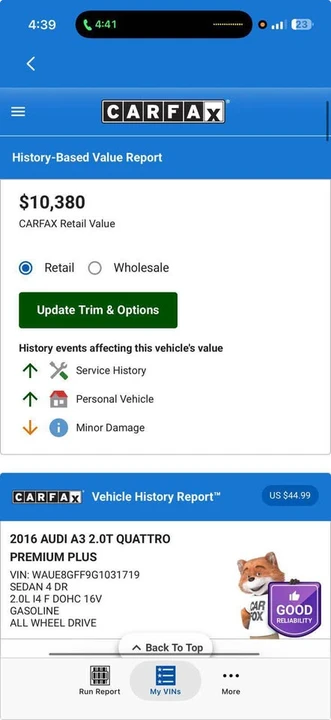 2016 Audi 8V A3 - Image 11 of 11
