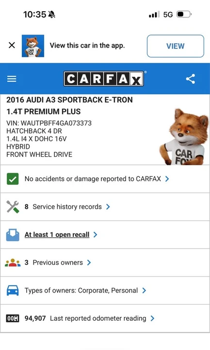 2016 Audi 8V A3 - Image 12 of 12