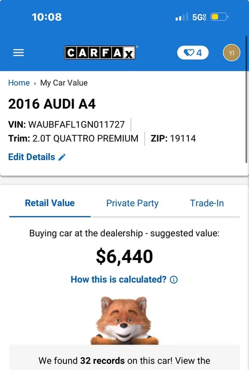 2016 Audi B9 A4 - Image 5 of 5