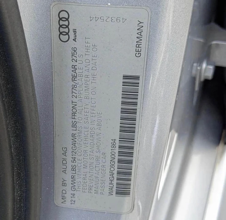 2016 Audi C7 A6 - Image 13 of 13