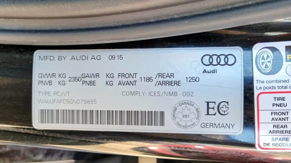 2016 Audi C7 A6 - Image 19 of 19