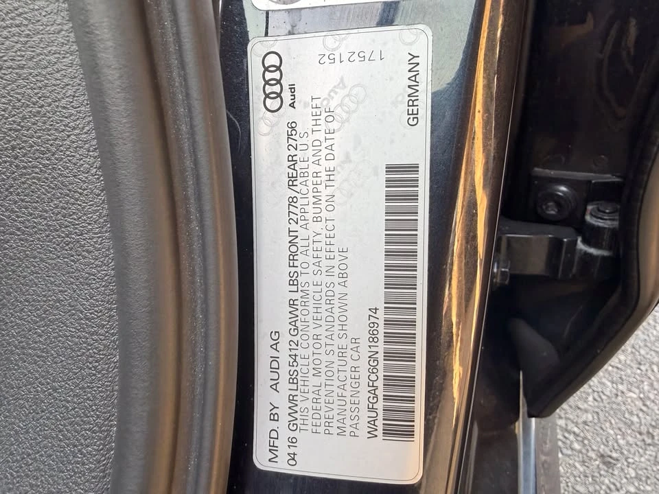 2016 Audi C7 A6 - Image 19 of 19