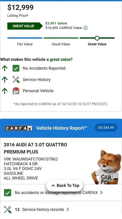 2016 Audi C7 A7 - Image 16 of 17