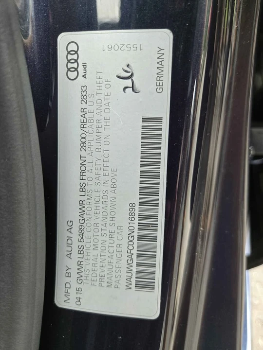 2016 Audi C7 A7 - Image 2 of 11