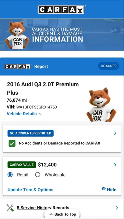 2016 Audi 8U Q3 - Image 20 of 20