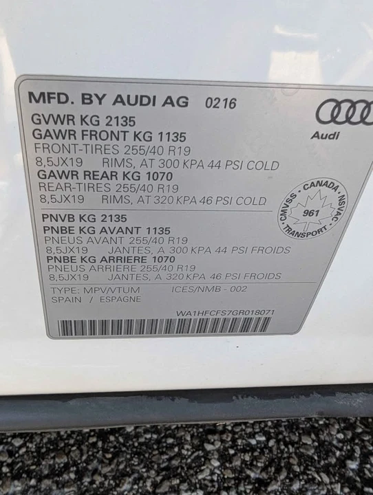 2016 Audi 8U Q3 - Image 12 of 20