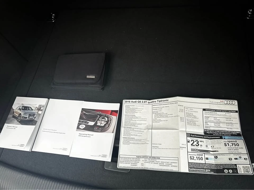2016 Audi 8R Q5 - Image 18 of 20