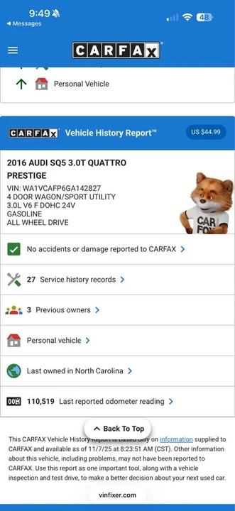 2016 Audi 8R SQ5 - Image 20 of 21