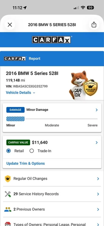 2016 BMW F10 5 Series Sedan - Image 2 of 11