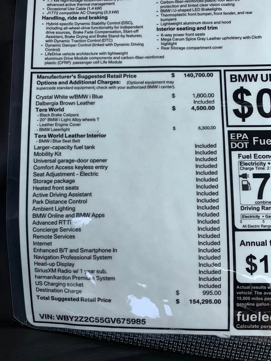 2016 BMW i8 - Image 16 of 16