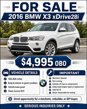 2016 BMW X3 xDrive28i