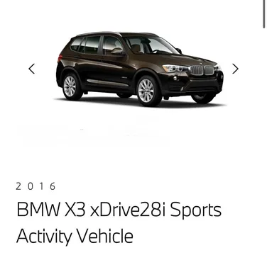 2016 BMW X3 xDrive28i Sport Utility 4D